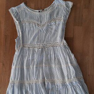 Free People Summer Dress - XSmall Blue Flower Print